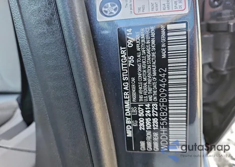 2015 Mercedes-Benz E 350 from USA, damaged, VIN WDDHF5KB2FB094642